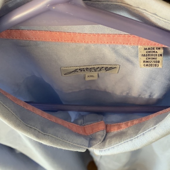 Jeremy Argyle NYC long sleeve mens dress shirt Cruise wear designer buttons - Picture 3 of 12